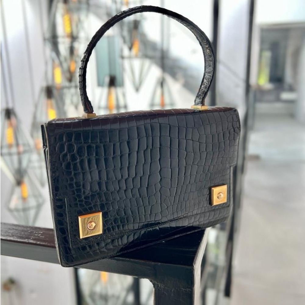 Hermes Piano Crocodile Handbag